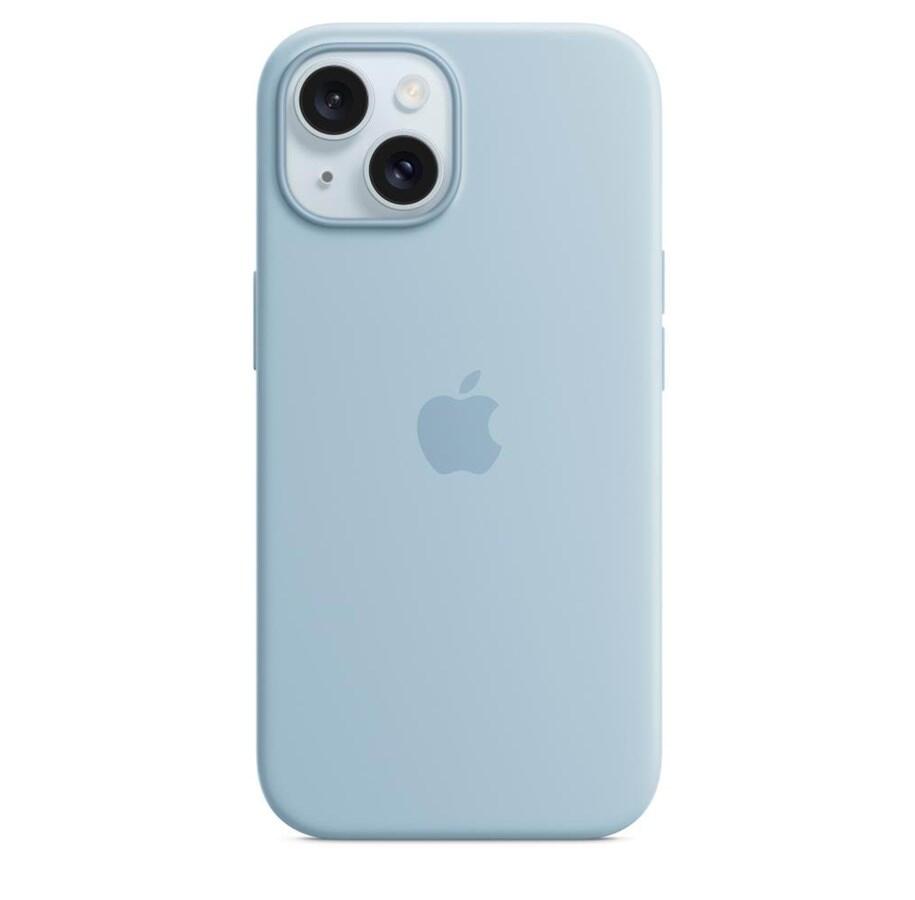 Apple iPhone 15 Silikon Case mit MagSafe - Hellblau Apple iPhone 15 Silikon Case mit MagSafe - Hellblau